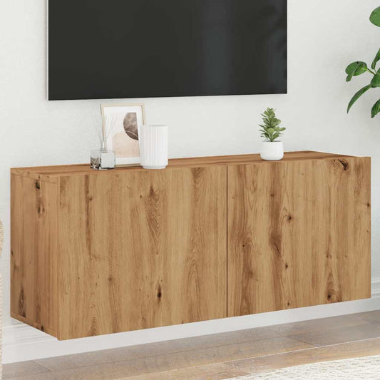 Tv Skříňka Nástěnná Dub Artisan 100 X 30 X 41 Cm