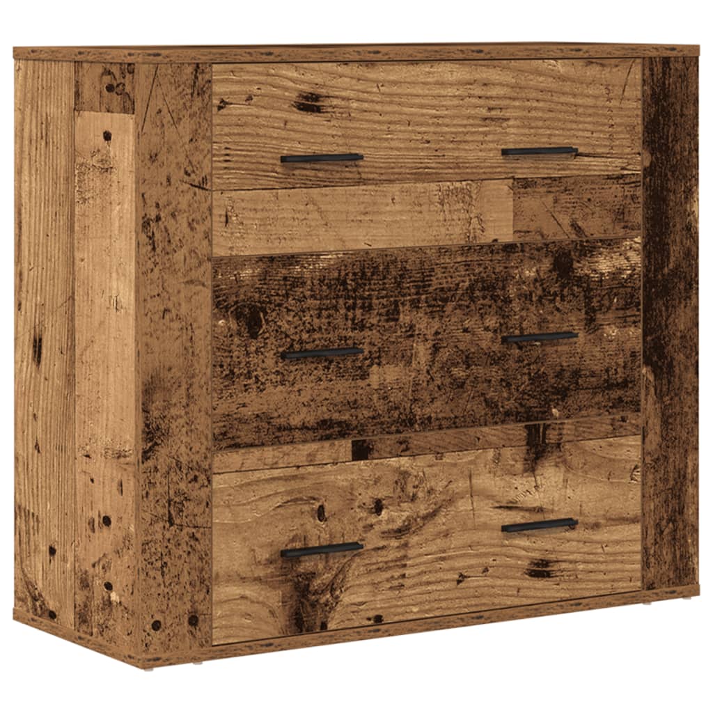 Příborník Old Wood 80X33X70 Cm Kompozitní Dřevo