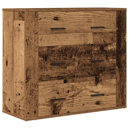 Příborník Old Wood 80X33X70 Cm Kompozitní Dřevo