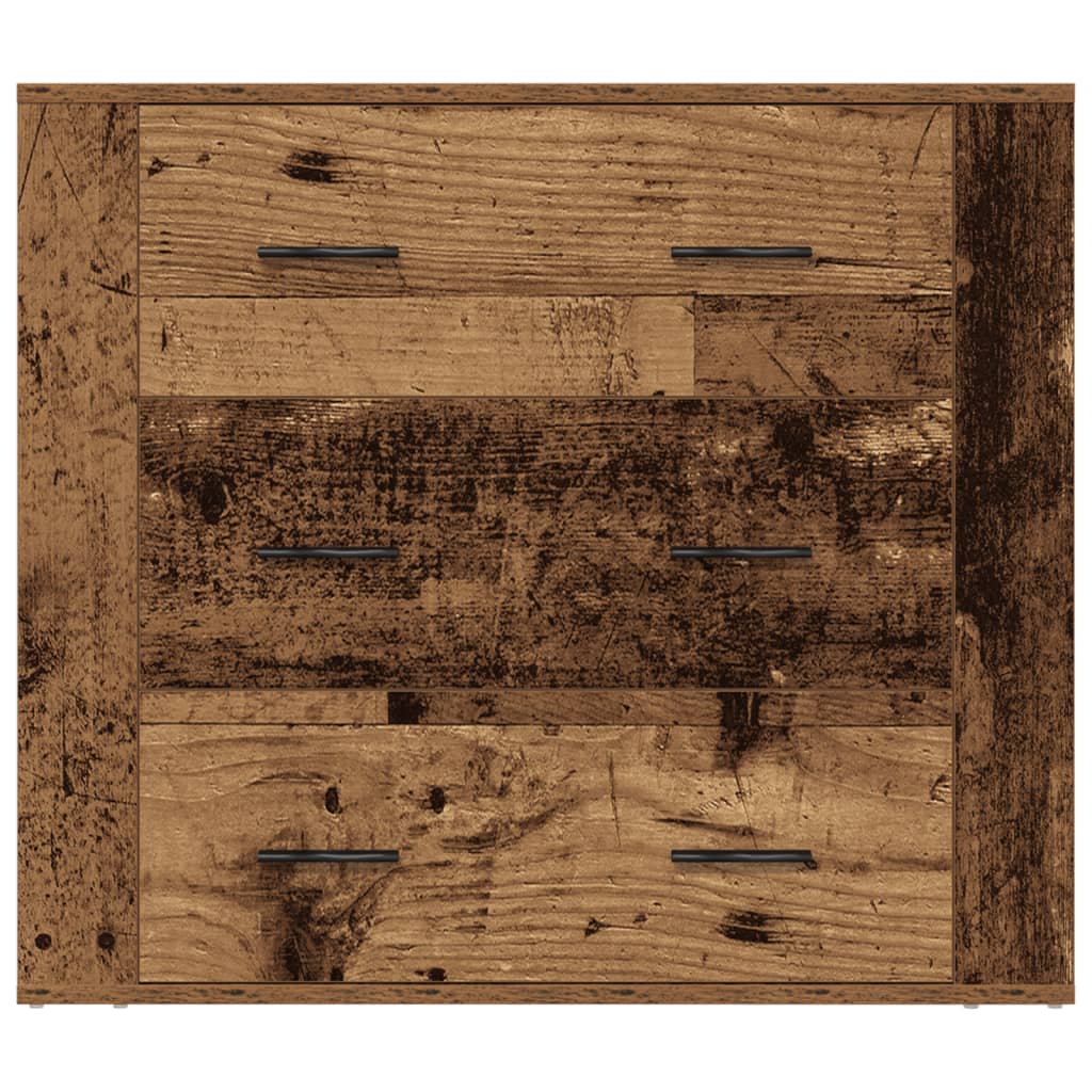 Příborník Old Wood 80X33X70 Cm Kompozitní Dřevo