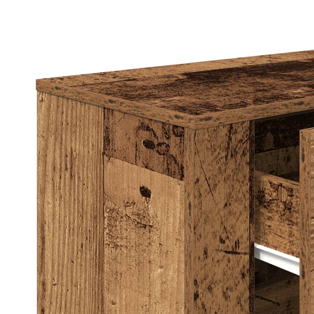 Příborník Old Wood 80X33X70 Cm Kompozitní Dřevo