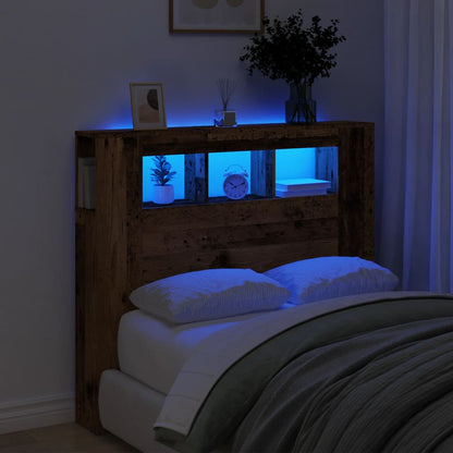 Čelo Postele S Led 160 X 18,5 X 103,5 Cm Kompozit