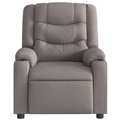 Polohovací Křeslo Textil Taupe