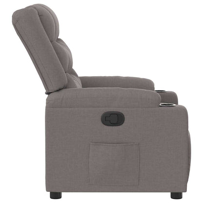 Polohovací Křeslo Textil Taupe