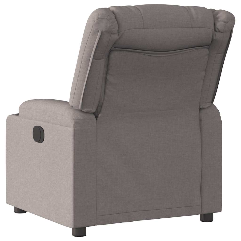 Polohovací Křeslo Textil Taupe