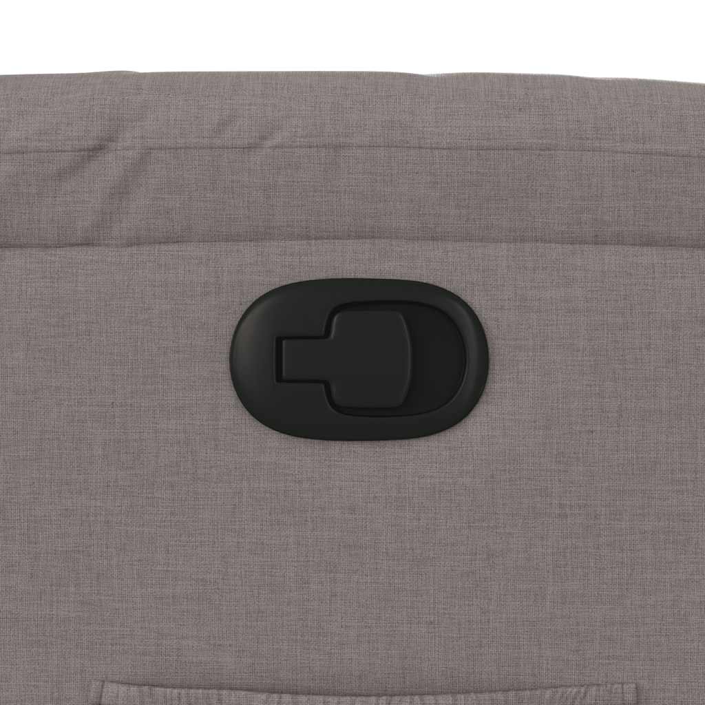 Polohovací Křeslo Textil Taupe