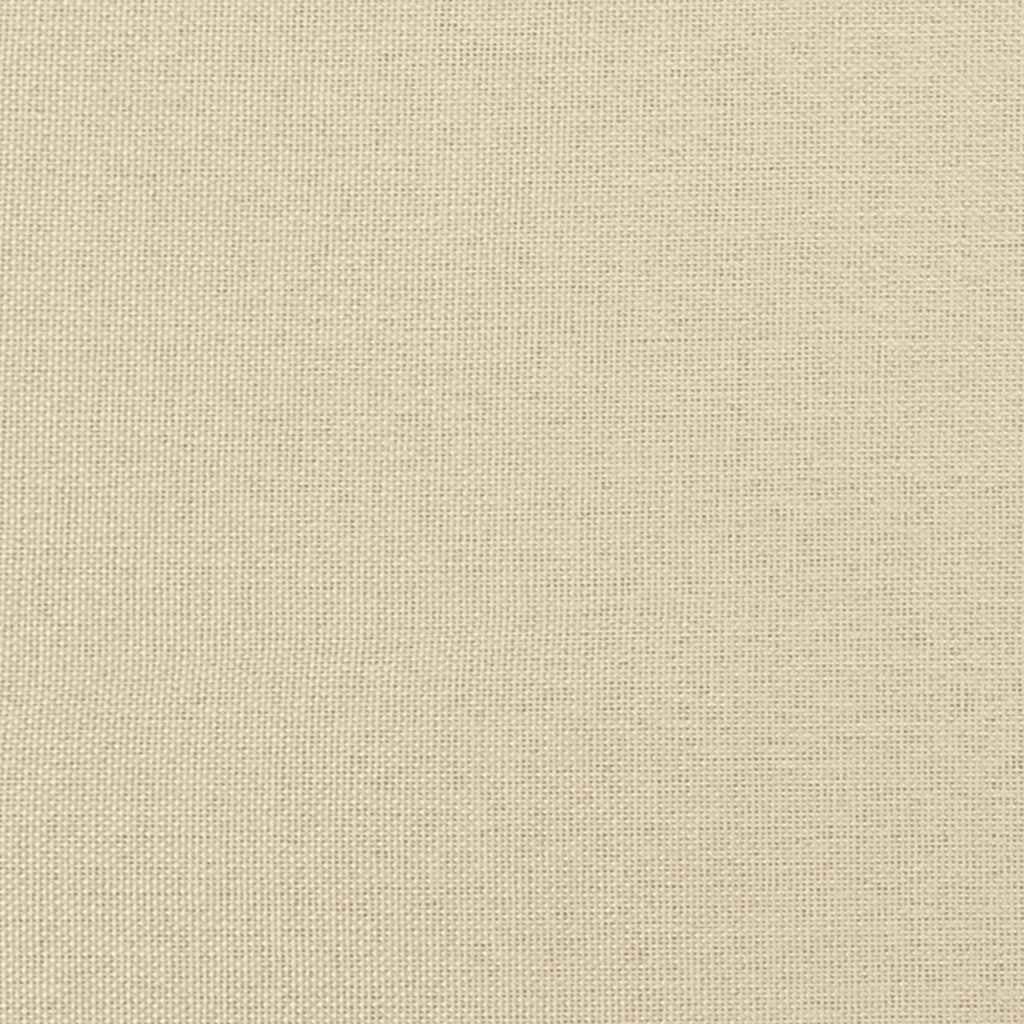 Polohovací Křeslo Krémové Textil Krémová