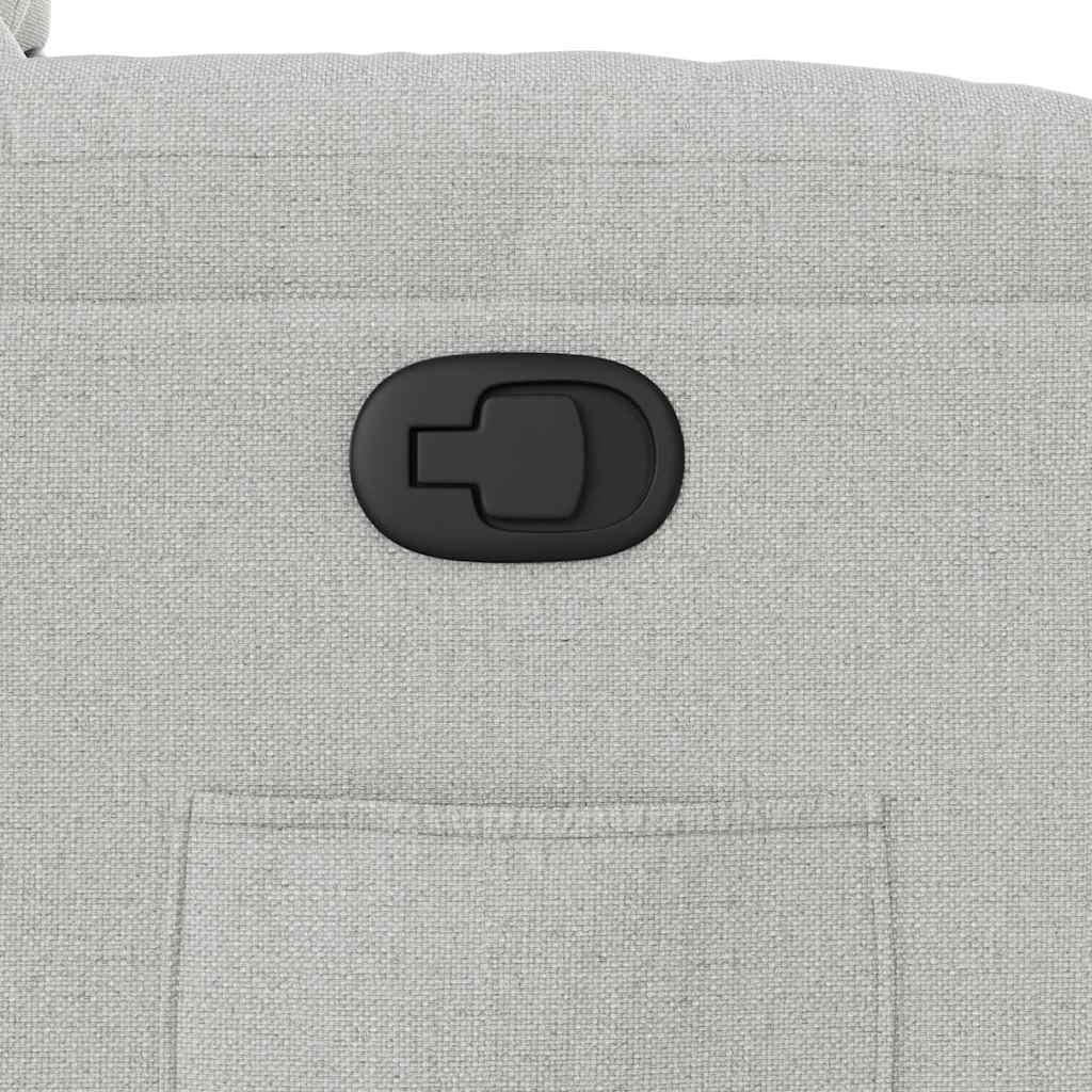Polohovací Křeslo Textil Obláčkově Šedá