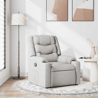 Polohovací Křeslo Textil Obláčkově Šedá