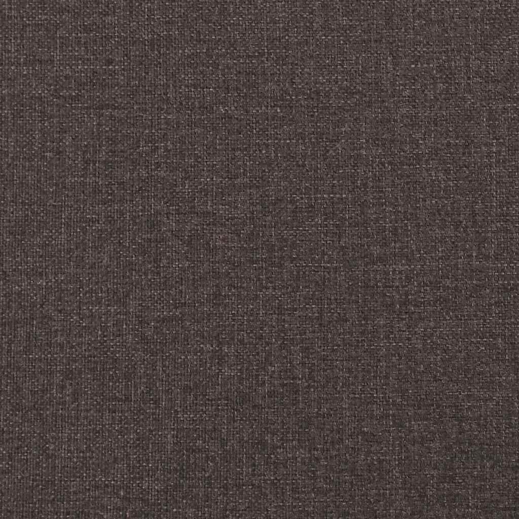 Masážní Polohovací Křeslo Tmavě Hnědé Textil Tmavě Hnědá
