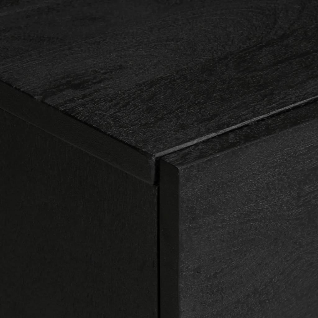 Tv Skříňka Černá 105 X 33 X 46 Cm Kompozitní Dřevo Hnědý Dub