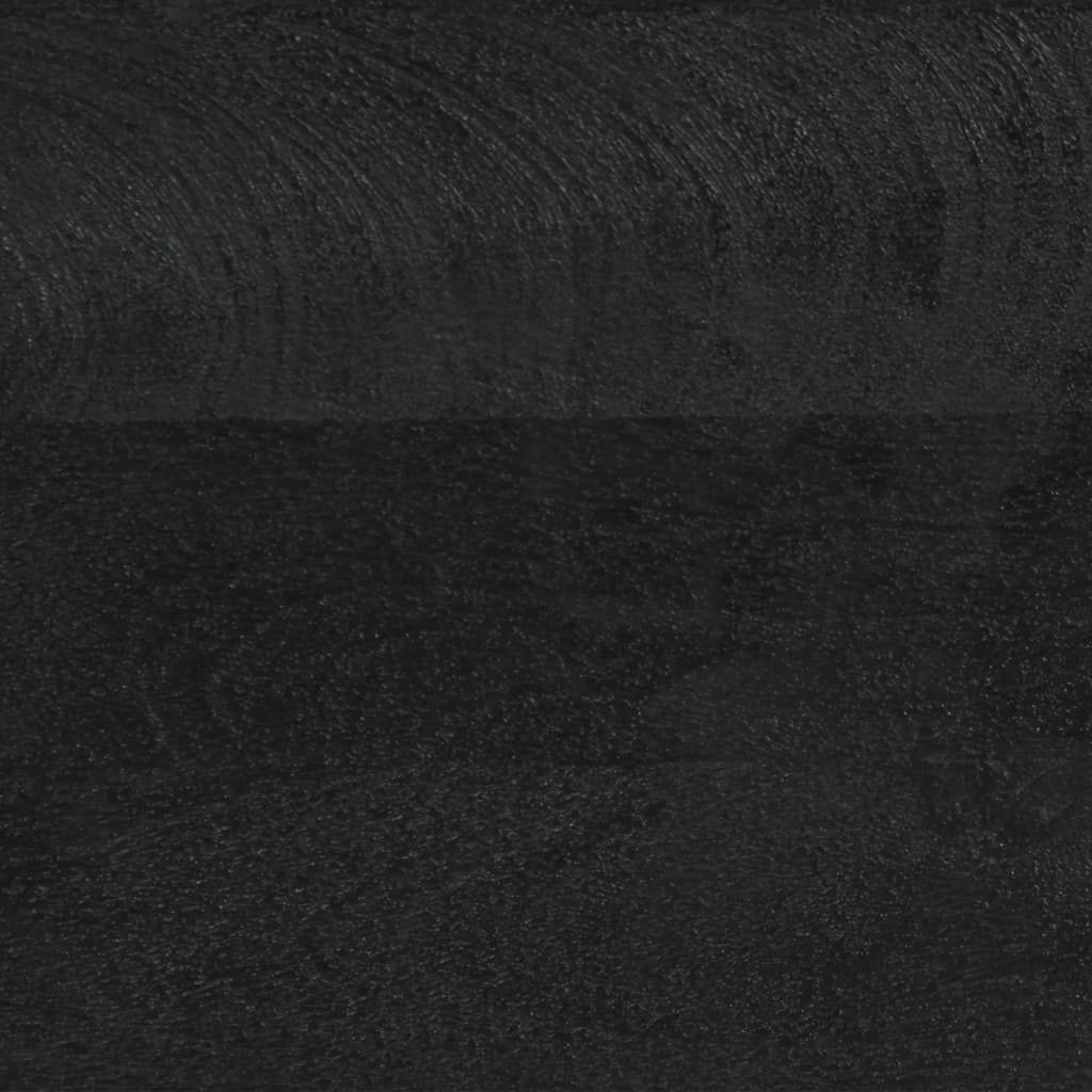 Noční Stolek Černý 50 X 33 X 62 Cm Kompozitní Dřevo Hnědý Dub