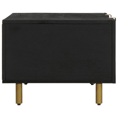 Konferenční Stolek Černý 100 X 54 X 40 Cm Kompozitní Dřevo