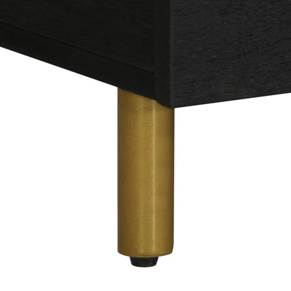 Konferenční Stolek Černý 100 X 54 X 40 Cm Kompozitní Dřevo
