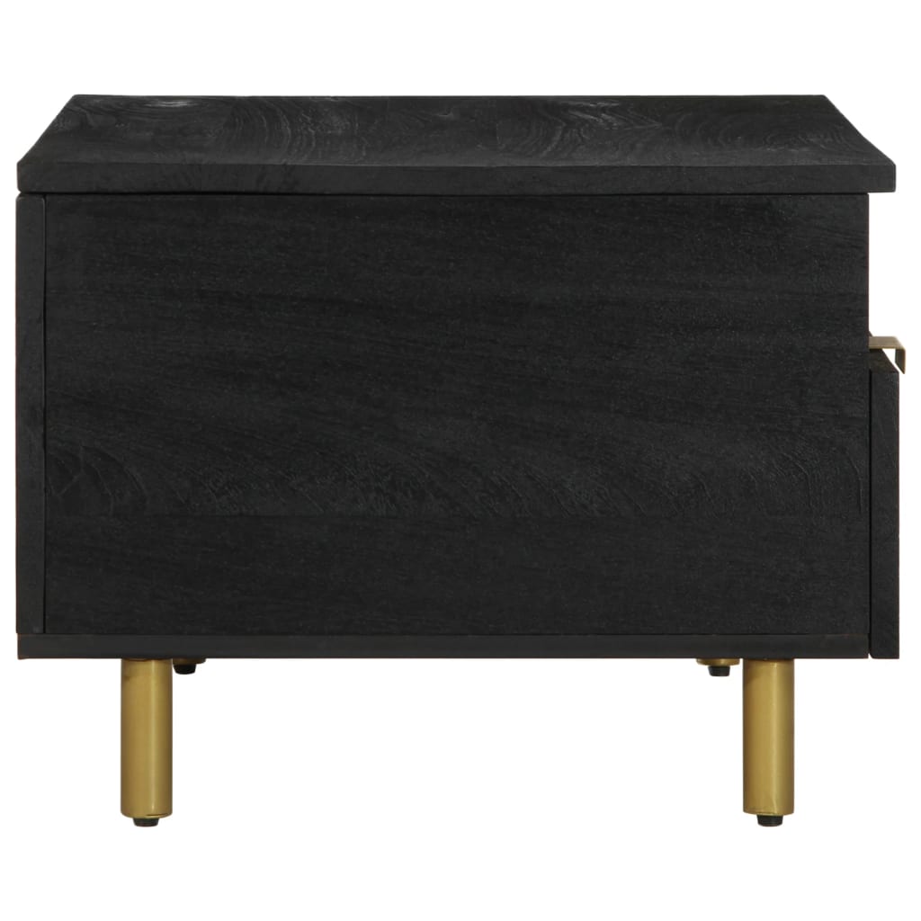 Konferenční Stolek Černý 80 X 54 X 40 Cm Kompozitní Dřevo