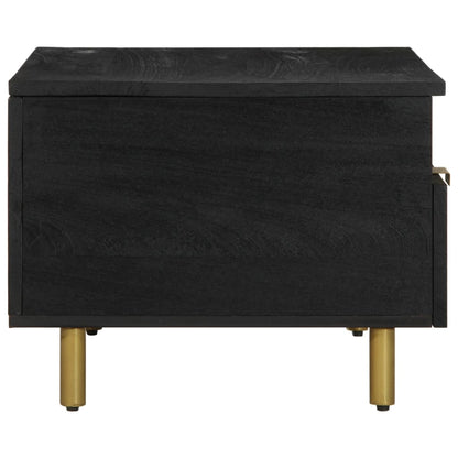 Konferenční Stolek Černý 80 X 54 X 40 Cm Kompozitní Dřevo