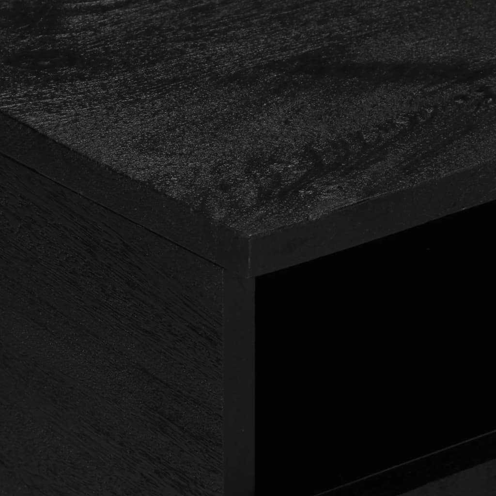 Konferenční Stolek Černý 80 X 54 X 40 Cm Kompozitní Dřevo