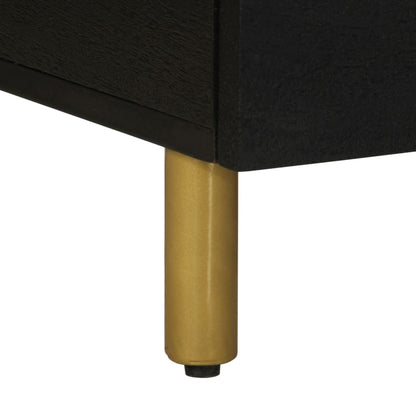 Konferenční Stolek Černý 80 X 54 X 40 Cm Kompozitní Dřevo