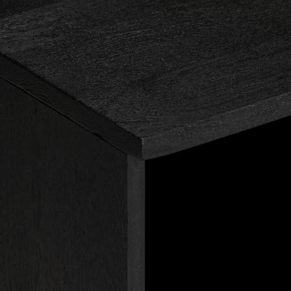Tv Skříňka Černá 100 X 33 X 46 Cm Kompozitní Dřevo Hnědý Dub
