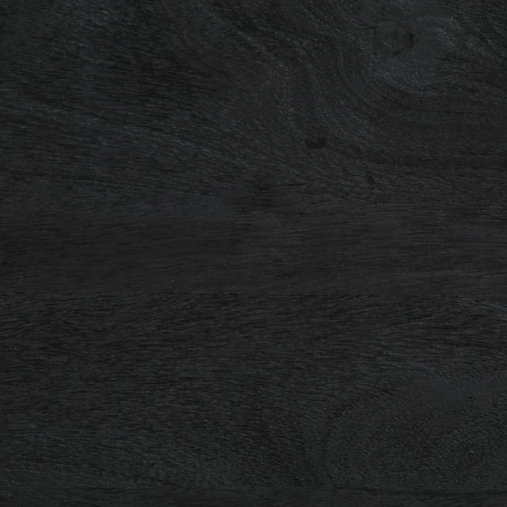 Příborník Černý 80 X 33 X 75 Cm Kompozitní Dřevo