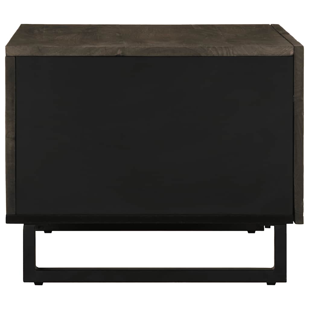 Konferenční Stolek Černý 80X50X40 Cm Masivní Mangovníkové Dřevo