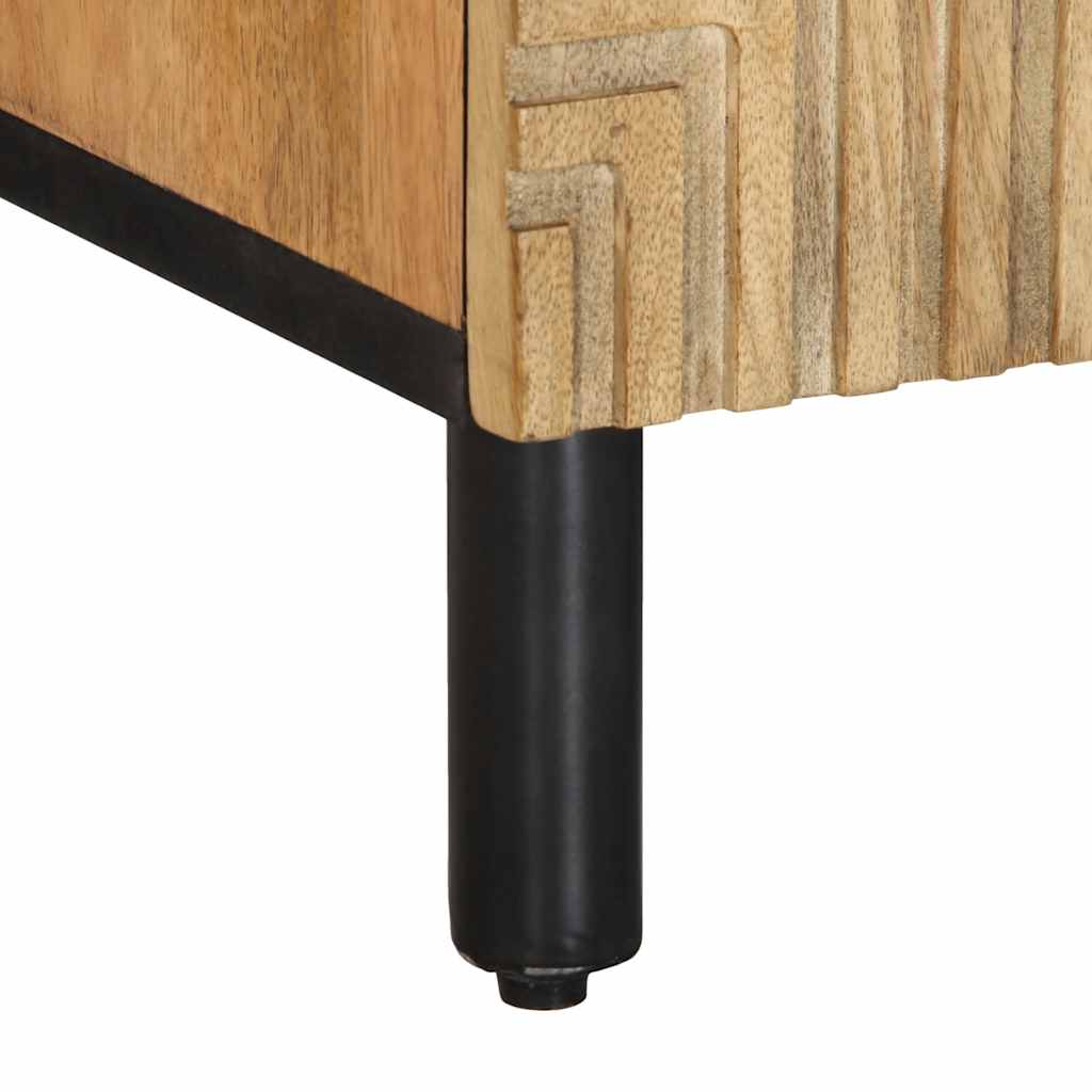 Tv Skříňka Hnědý 105X33X46 Cm Masivní