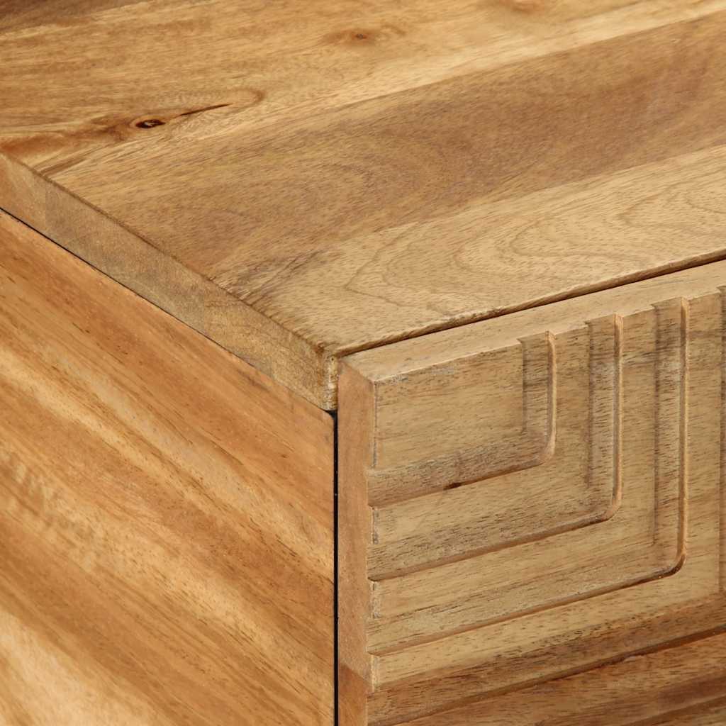 Konferenční Stolek Hnědá 100X54X40Cm Masivní Mangovníkové Dřevo