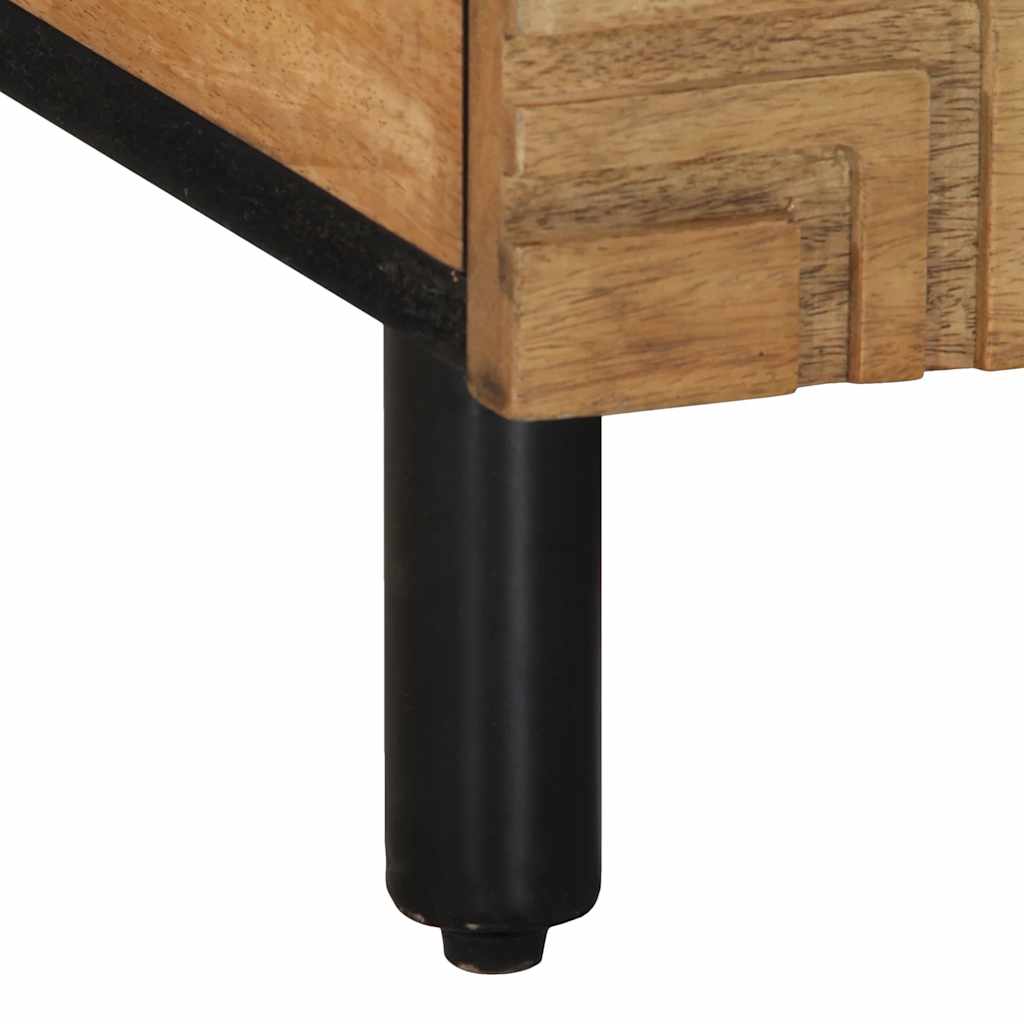 Konferenční Stolek Hnědá 100X54X40Cm Masivní Mangovníkové Dřevo