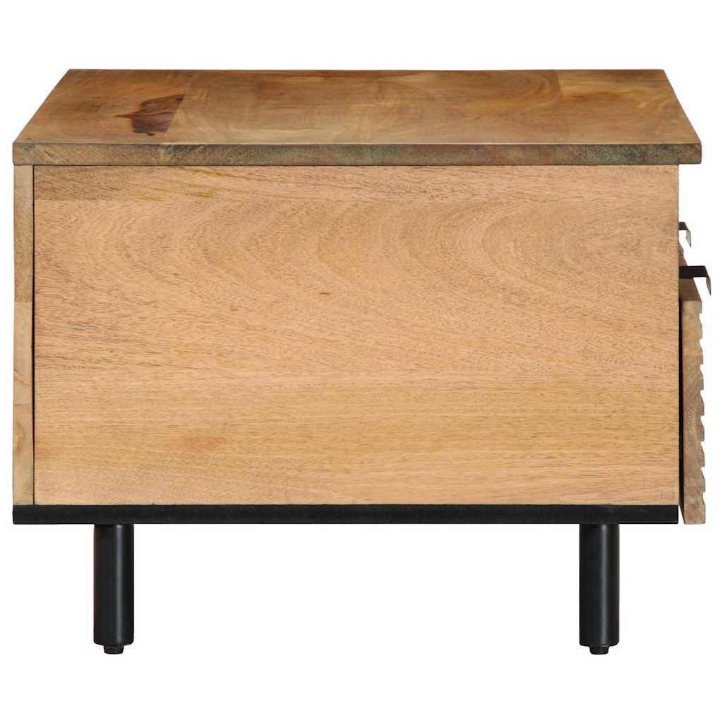 Konferenční Stolek Hnědá 80X54X40 Cm Masivní Mangovníkové Dřevo
