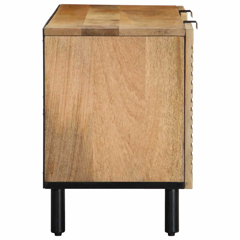 Tv Skříňka Hnědý 105X33X46 Cm Masivní Mangovníkové Dřevo