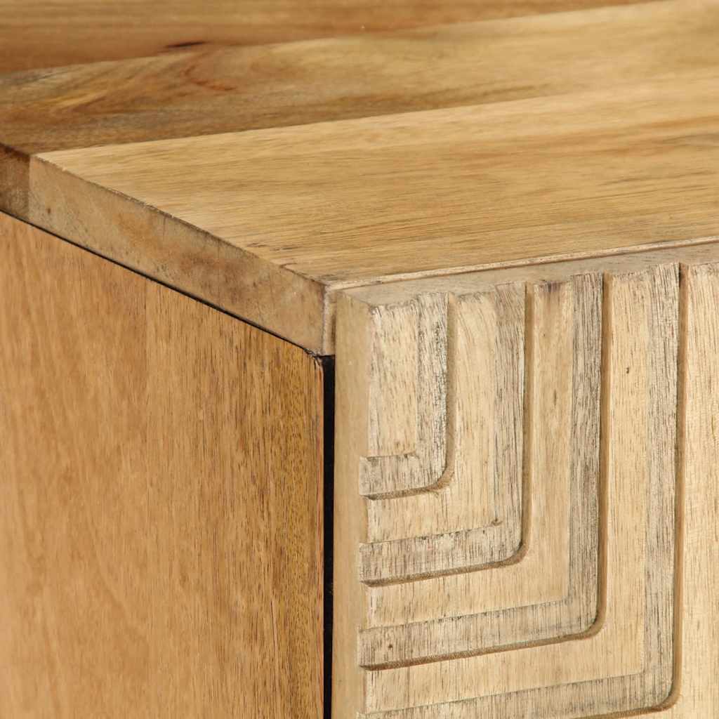 Tv Skříňka Hnědý 105X33X46 Cm Masivní Mangovníkové Dřevo