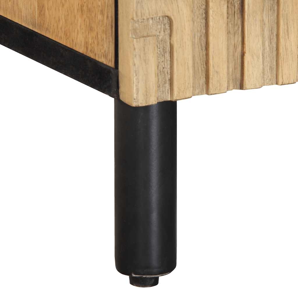 Tv Skříňka Hnědý 105X33X46 Cm Masivní Mangovníkové Dřevo