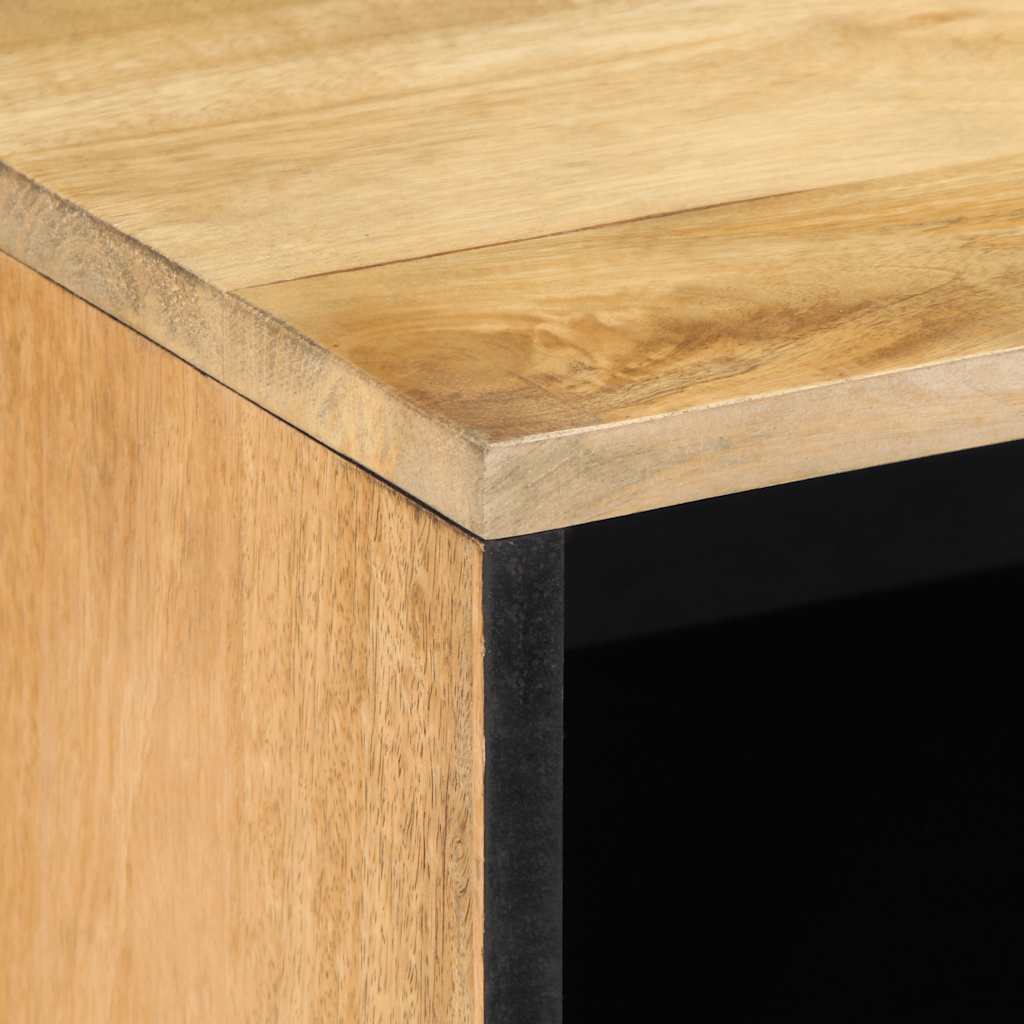 Tv Skříňka Hnědá 80X31,5X46 Cm Masivní Mangovníkové Dřevo