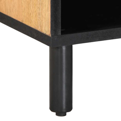 Tv Skříňka Hnědá 80X31,5X46 Cm Masivní Mangovníkové Dřevo