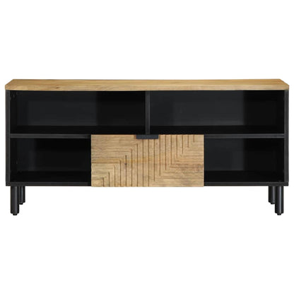 Tv Skříňka Hnědá 100X33X46 Cm Masivní Dřevo Mango