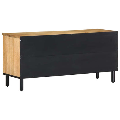 Tv Skříňka Hnědá 100X33X46 Cm Masivní Dřevo Mango