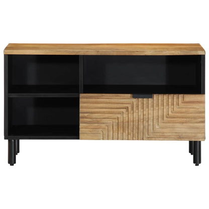 Tv Skříňka Hnědá 80X33X46 Cm Masivní Dřevo Mango