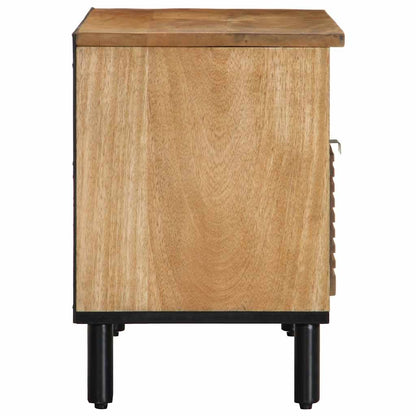 Tv Skříňka Hnědá 80X33X46 Cm Masivní Dřevo Mango