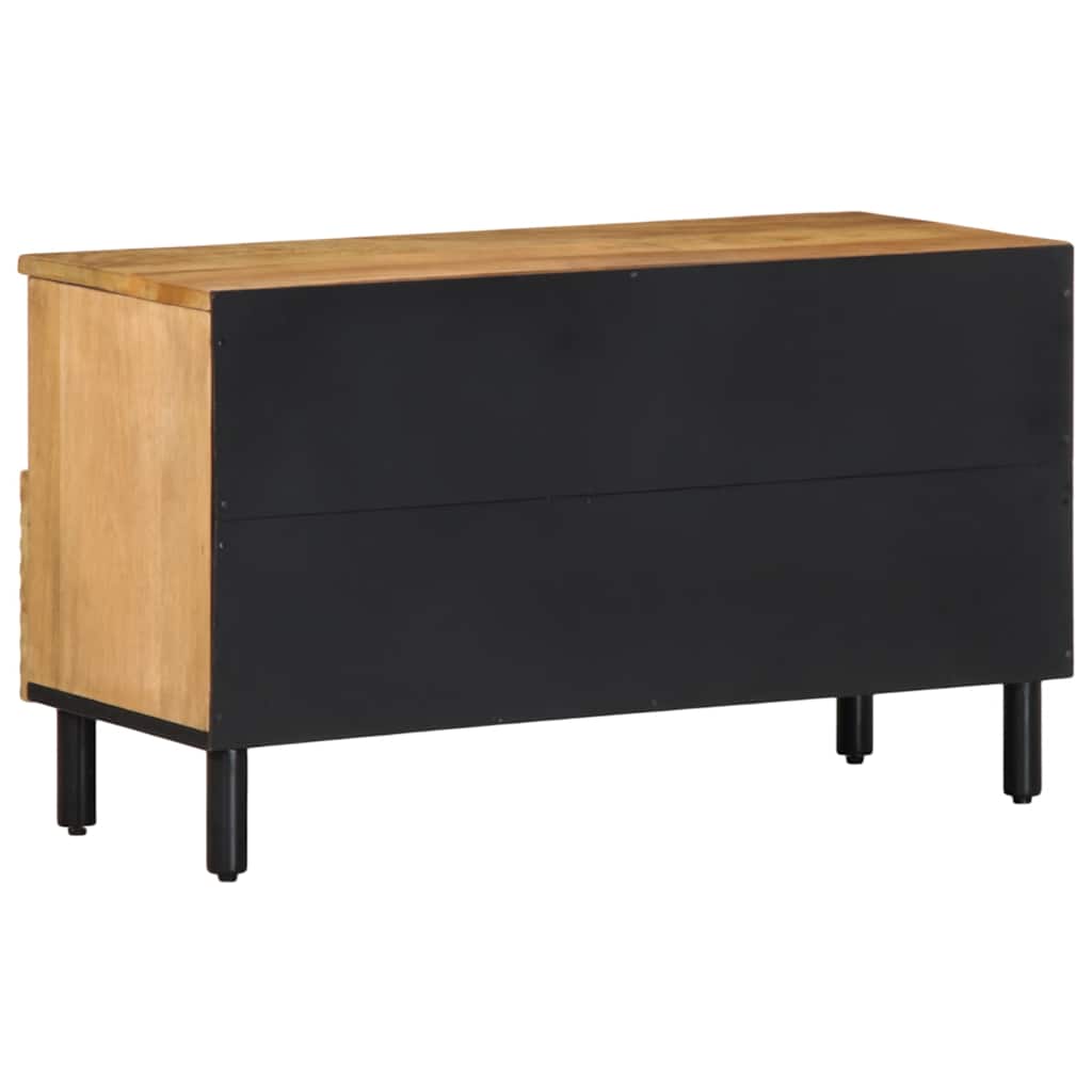 Tv Skříňka Hnědá 80X33X46 Cm Masivní Dřevo Mango