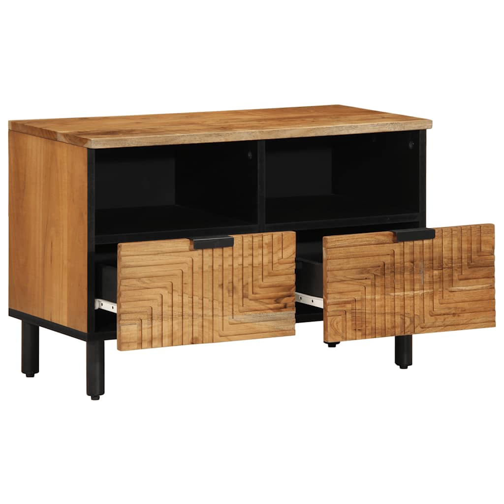 Tv Stolek 70 X 33 X 46 Cm Masivní Akácie