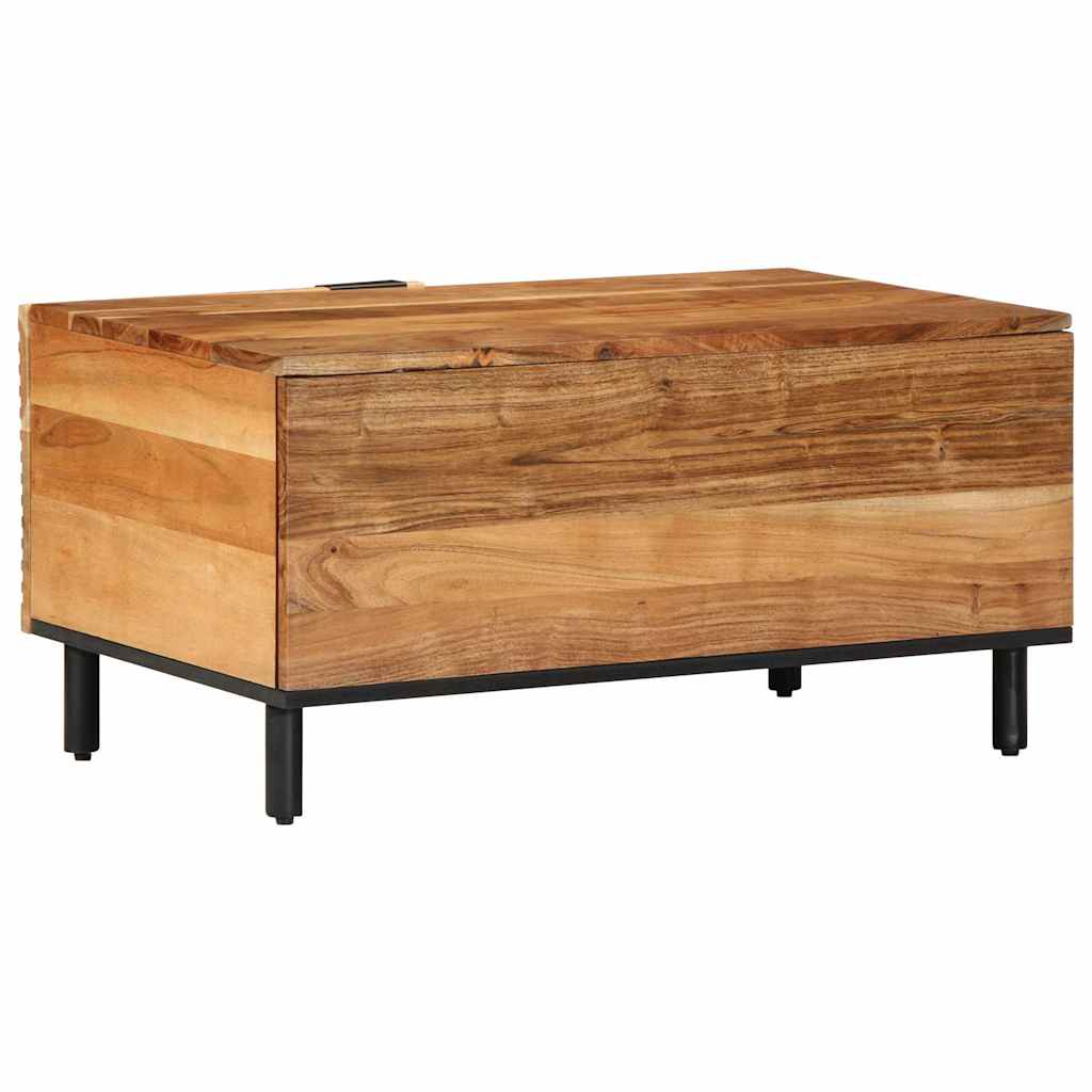 Konferenční Stolek 80 X 50 X 40 Cm Masivní Akácie
