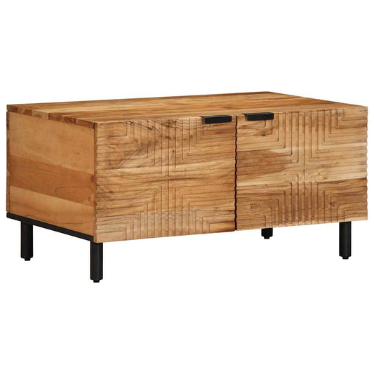 Konferenční Stolek 80 X 50 X 40 Cm Masivní Akácie