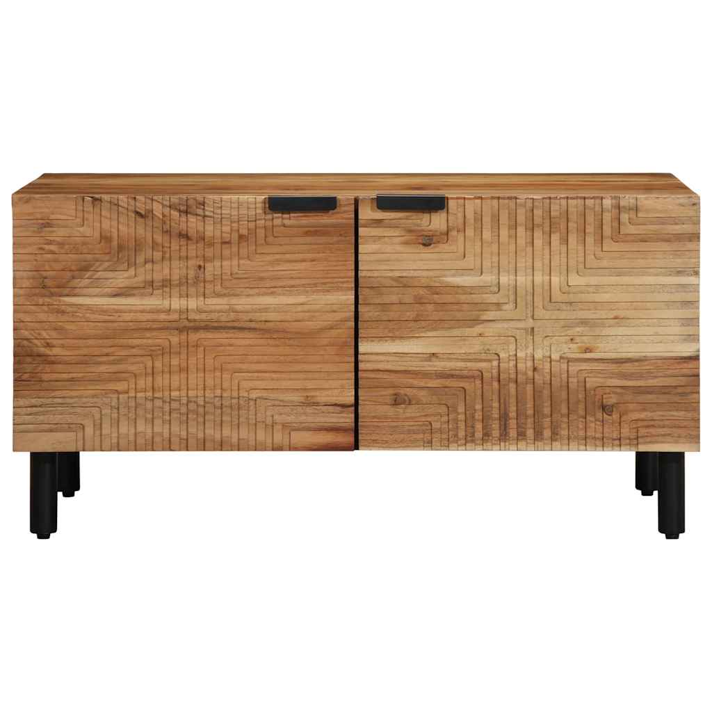 Konferenční Stolek 80 X 50 X 40 Cm Masivní Akácie