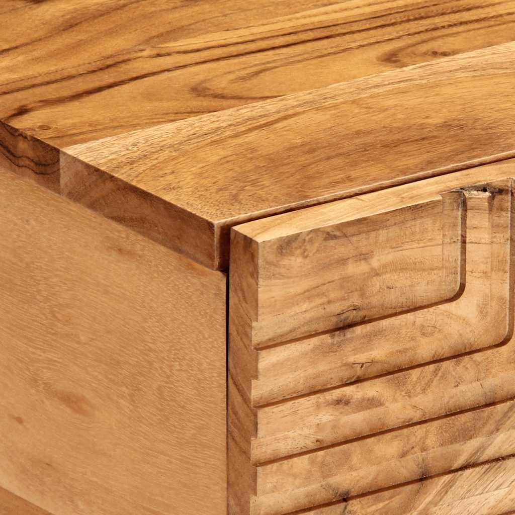 Konferenční Stolek 80 X 50 X 40 Cm Masivní Akácie