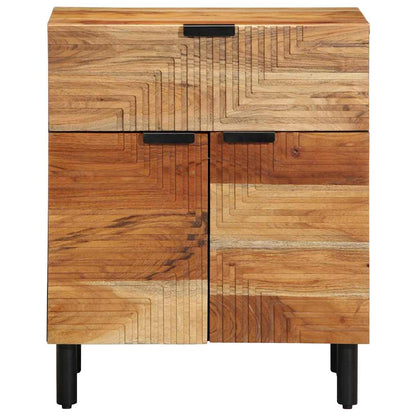 Zásuvka Pod Postel Hnědá 50 X 33 X 60 Cm Masivní Akátové Dřevo