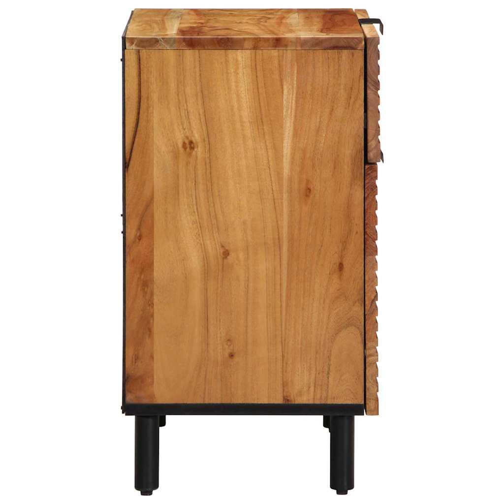 Zásuvka Pod Postel Hnědá 50 X 33 X 60 Cm Masivní Akátové Dřevo