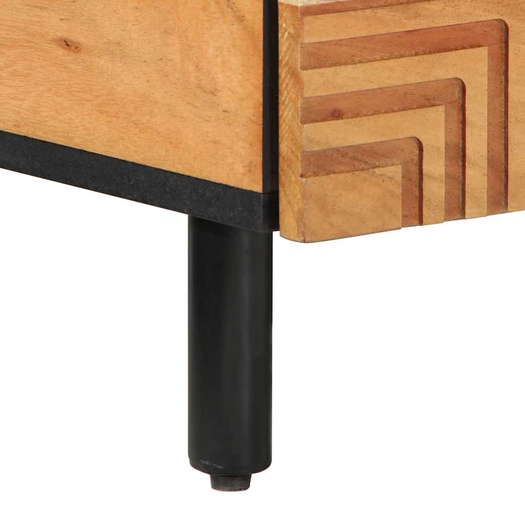 Konferenční Stolek Hnědá 100 X 54 X 40 Cm Masivní Akátové Dřevo
