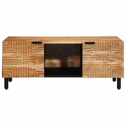 Konferenční Stolek Hnědá 100 X 54 X 40 Cm Masivní Akátové Dřevo