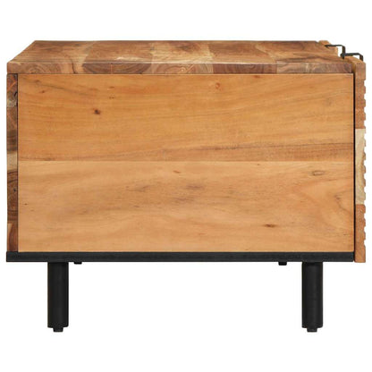 Konferenční Stolek Hnědá 100 X 54 X 40 Cm Masivní Akátové Dřevo