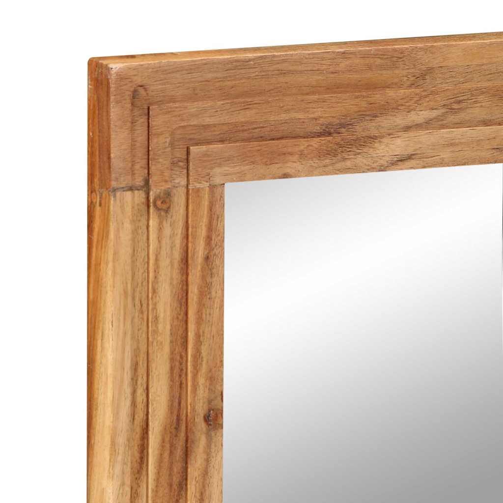 Koupelnové Zrcadlo Nástěnný Se Zrcadlem Hnědá 70 X 50 X 2.5 Cm